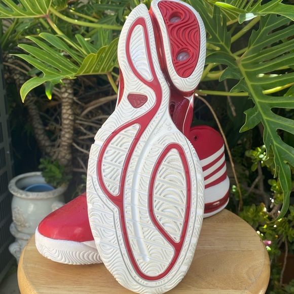 Adidas TS Commander LT G08124 Red White Basketball Shoes - Picture 5 of 8